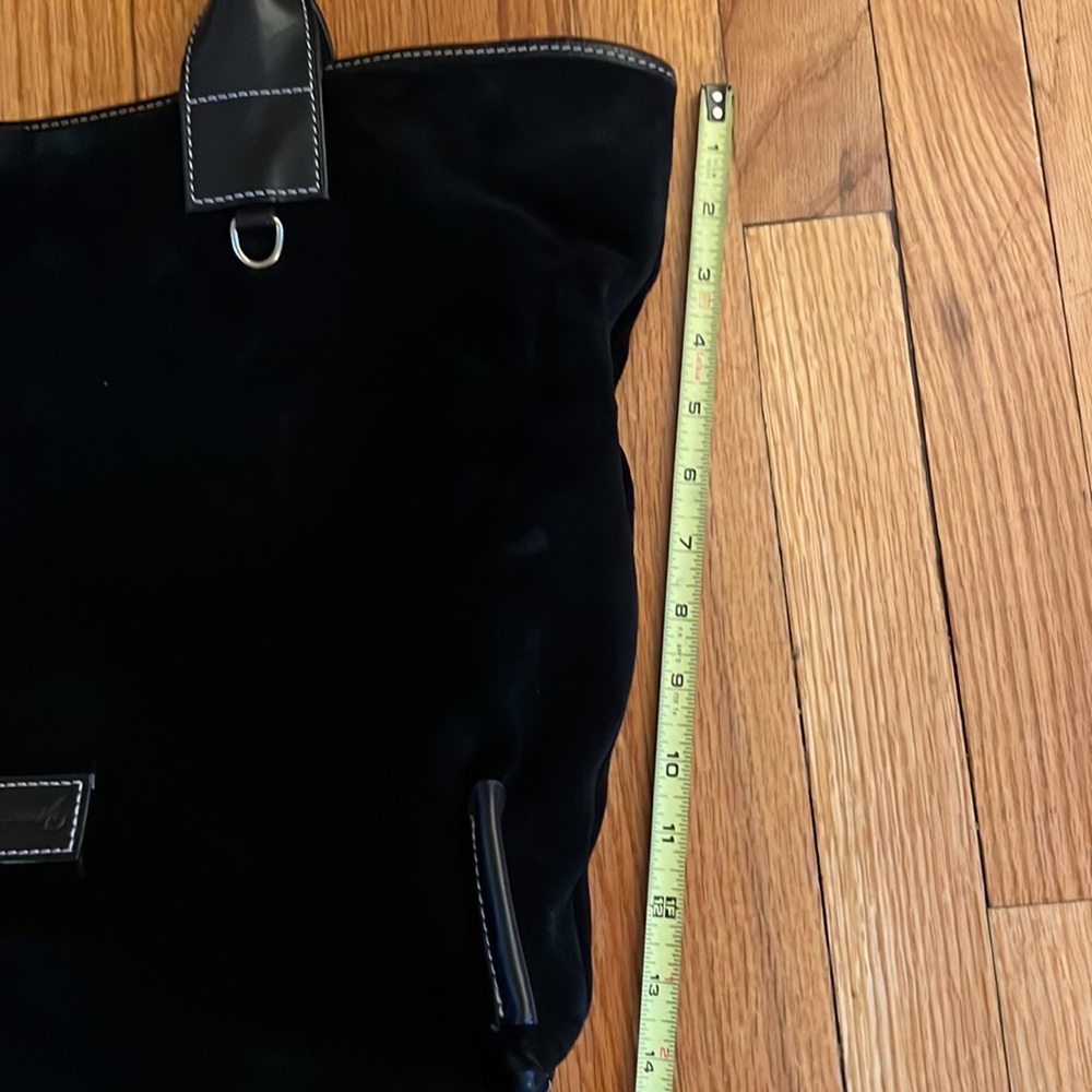 Vintage Black Suede Dooney and Bourke Tote Bag in Nice Vintage Used Condition đź’• - Picture 7 of 9